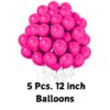 pink balloons for big moon theme