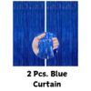 blue curtain for batman theme