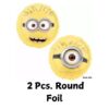 round foil for minion theme