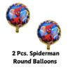 round foil balloon for spiderman theme