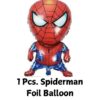 foil balloon for spiderman theme