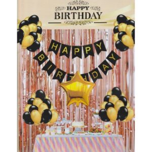 gold birthday decoration theme