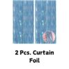 curtain foil for girls theme