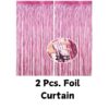 curtain foil for girls theme