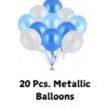 metallic balloons for girls theme