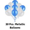 metallic balloons for room theme