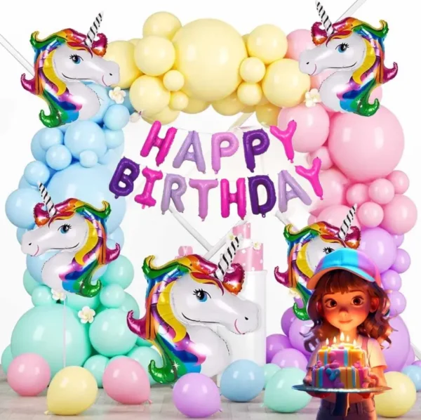 38-unicorn-themed-birthday-decorations-items-combo-dream