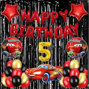 car-theme-5th-fifth-birthday-combo-pack-of-50-birthday-combo