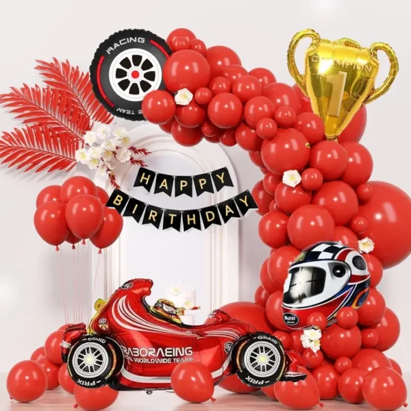 red-car-theme-birthday-decoration-for-birthday-party